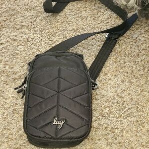 Lug Skeeter Convertible Black Quilted  Bag